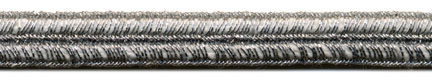 <font color="red">IN STOCK<br>MADE IN USA</font><br>1/4" Original Military Vellum Braid-Silver