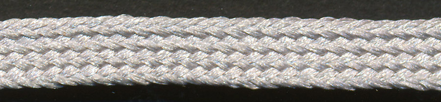 <font color="red">IN STOCK</font><br>3/16" Poly Middy Braid-Grey