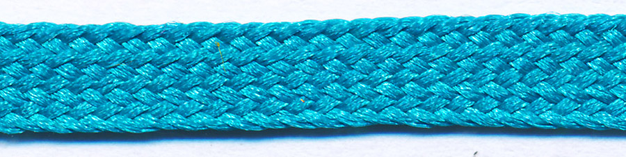 <font color="red">IN STOCK</font><br>3/16" Poly Middy Braid-Turquoise