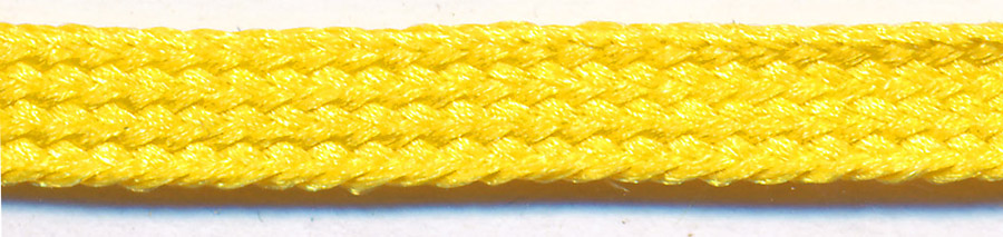 <font color="red">IN STOCK</font><br>3/16" Poly Middy Braid-Yellow