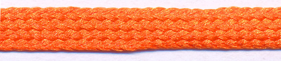 <font color="red">IN STOCK</font><br>3/16" Poly Middy Braid-Orange