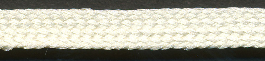 <font color="red">IN STOCK</font><br>3/16" Poly Middy Braid-Ivory