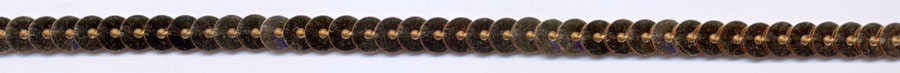 <font color="red">IN STOCK</font><br>1/4" Flat Sequin Shlung Trim-Light Gold