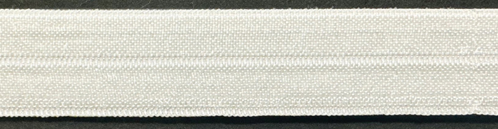 <font color="red">IN STOCK</font><br>3/4" Nylon Foldover Elastic-Raw White<br>(Industry Standard)