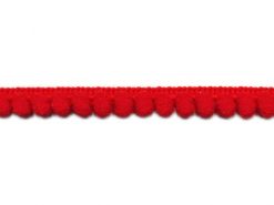 <font color="red">IN STOCK</font><br>3/8" Baby Ball Fringe-Red