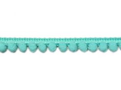 <font color="red">IN STOCK</font><br>3/8" Baby Ball Fringe-Aqua