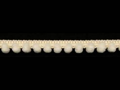 <font color="red">IN STOCK</font><br>3/8" Baby Ball Fringe-Ivory