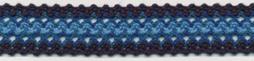 <font color="red">IN STOCK</font><br>1" Cotton Cluny Lattice Galloon-Blue Multi