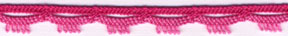 <font color="red">IN STOCK</font><br>9/16" Cotton Cluny Lash Edge-Fuchsia/Hot Pink