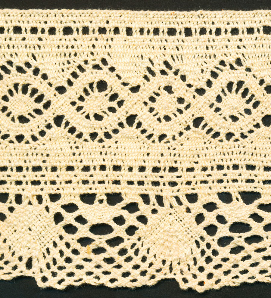 <font color="red">IN STOCK</font><br>4" Cotton Cluny Edge Crochet-Natural