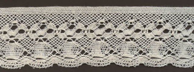 <font color="red">IN STOCK</font><br>2" Cotton Knitted Edge Lace-Natural