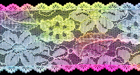 2" I Space Dye Galloon Lace-Brite Multi Color