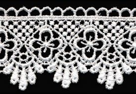 <font color="red">IN STOCK</font><br>1+7/8" Rayon Venise Lace-Ivory