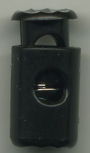 <font color="red">IN STOCK</font><br>3/4" Grip Top Cord Lock-Black