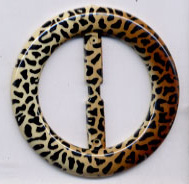 <font color="red">IN STOCK</font><br>1+9/16" Slider Leopard Print Buckle