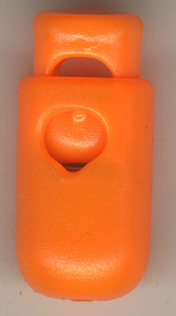 <font color="red">IN STOCK</font><br>1+1/8" Capsule Cord Lock-Neon Orange