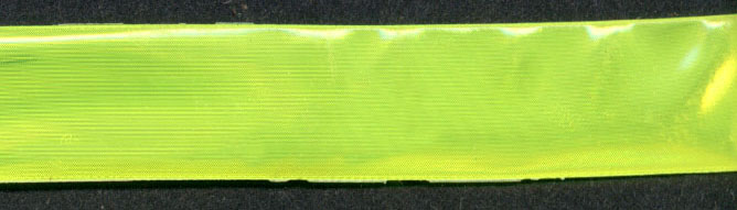 <font color="red">IN STOCK</font><br>3/4" Smooth Safety Reflector Tape-Lime/Yellow