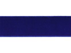 <font color="red">IN STOCK</font><br>7/8" Nylon Velvet Ribbon-Royal