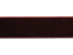 <font color="red">IN STOCK</font><br>7/8" Nylon Velvet Ribbon-Rust