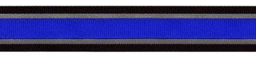 <font color="red">IN STOCK</font><br>1+1/2" Safety Grosgrain Reflector Tape-Black/Royal