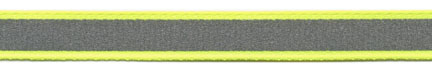 <font color="red">IN STOCK</font><br>3/8" Safety Reflector Ribbon-Lime