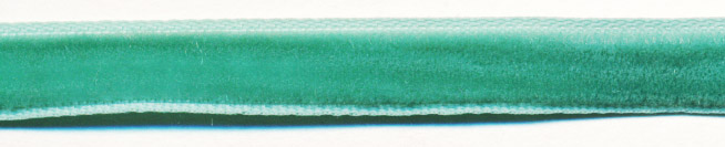 <font color="red">IN STOCK</font><br>1/4" Nylon Velvet Ribbon-Aqua