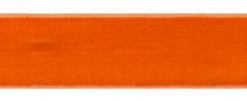 <font color="red">IN STOCK</font><br>5/8" Nylon Velvet Ribbon-Orange