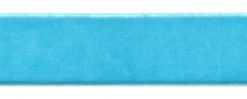 <font color="red">IN STOCK</font><br>7/8" Nylon Velvet Ribbon-Turquoise