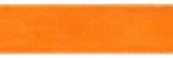 <font color="red">IN STOCK</font><br>7/8" Nylon Velvet Ribbon-Tangerine