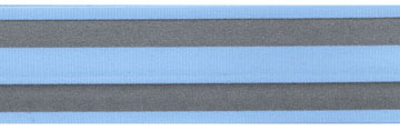 <font color="red">IN STOCK</font><br>1+1/2" Safety Grosgrain Reflector Tape-Blue