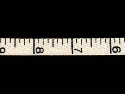 <font color="red">IN STOCK</font><br>7/16" Cotton Twill Measuring Tape-Natural