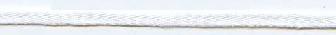 <font color="red">IN STOCK</font><br>1/8" Basic Cotton Twill Tape-White