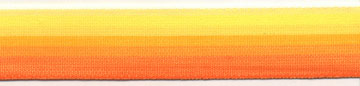 <font color="red">IN STOCK</font><br>1" Poly Ombre Stripe Tape-Yellow/Orange