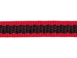 <font color="red">IN STOCK</font><br>5/8" Poly Trackline-Red/Black