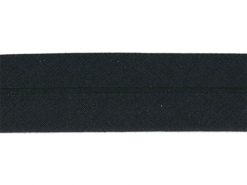 <font color="red">IN STOCK</font><br>1/2" Doublefold Bias Tape (50% Poly/50% Cotton)-Black<br>(Industry Standard)