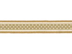 <font color="red">IN STOCK</font><br>9/16" Poly Mini Dot Tape-Ivory/Chartreuse