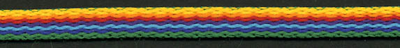 <font color="red">IN STOCK</font><br>1/4" Poly Multi Rainbow Tape-Brite Multi