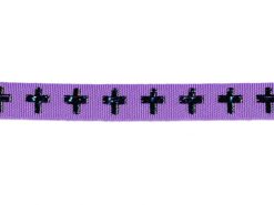 <font color="red">IN STOCK</font><br>3/8" Poly Cross Tape-Purple/Black