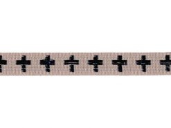 <font color="red">IN STOCK</font><br>3/8" Poly Cross Tape-Khaki/Black