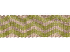 <font color="red">IN STOCK</font><br>1" Poly Chevron Tape-Khaki/Apple