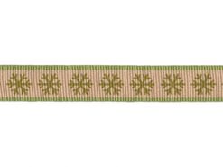 <font color="red">IN STOCK</font><br>1/2" Poly Snowflake Tape-Khaki/Green