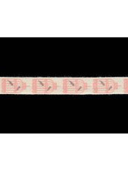 <font color="red">IN STOCK</font><br>9/16" Poly Bird Cage Tape-Ivory/Peach