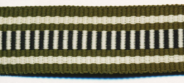 <font color="red">IN STOCK</font><br>3/4" Forrest Trail Twill Tape-Olive Beige