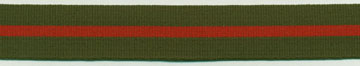 <font color="red">IN STOCK</font><br>3/4" Poly Central Tape-Olive/Red/Olive