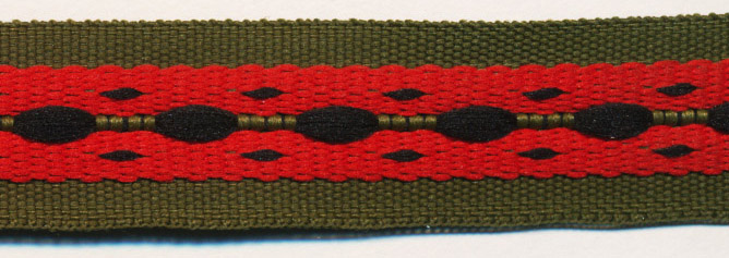 <font color="red">IN STOCK</font><br>9/16" Poly Balance Tape-Olive/Red/Black