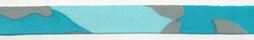 <font color="red">IN STOCK</font><br>9/16" Poly Camo Tape-Blue Aqua Combo