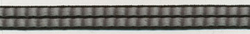 <font color="red">IN STOCK</font><br>1/2" Poly Double Interstitch-Black