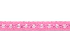 <font color="red">IN STOCK</font><br>3/8" Poly Polka Dot Tape-Pink/White