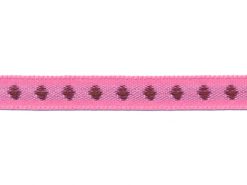 <font color="red">IN STOCK</font><br>3/8" Poly Polka Dot Tape-Pink/Brown