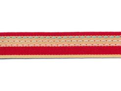 <font color="red">IN STOCK</font><br>5/8" Poly Stripe Stitch Tape-Cream/Red/Peach/Aqua